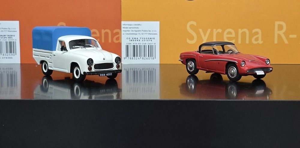 Syrena Sport Kultowe Auta PRL-u 1;43.