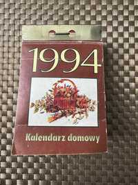 Kalendarz domowy zdzierak 1994