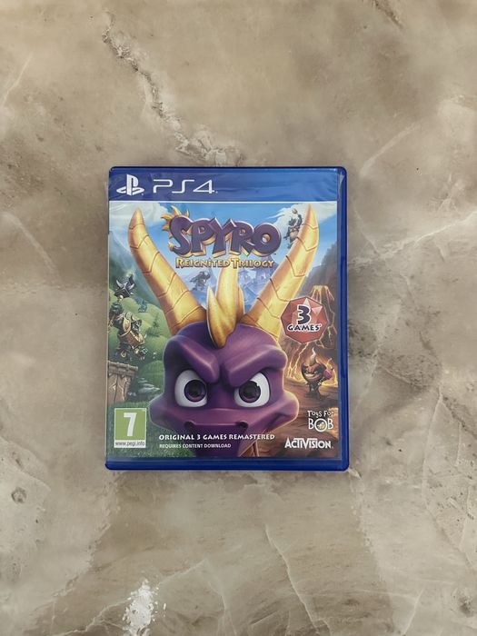 Spyro Reignited Trilogy (PS4) • Диск как новый • 3 игры