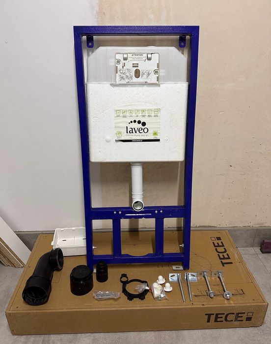 Stelaż podtynkowy WC Laveo Slim 10 cm - NOWY