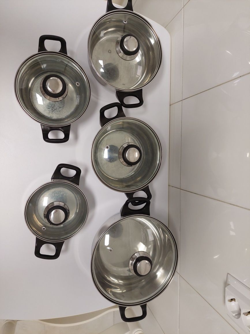 Conjunto de Tachos Completo ( 9 peças)