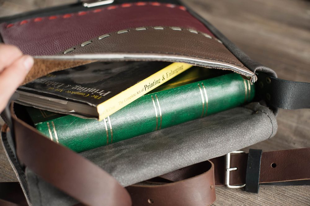 Torba duża A4 z małym kotem rękodzieło