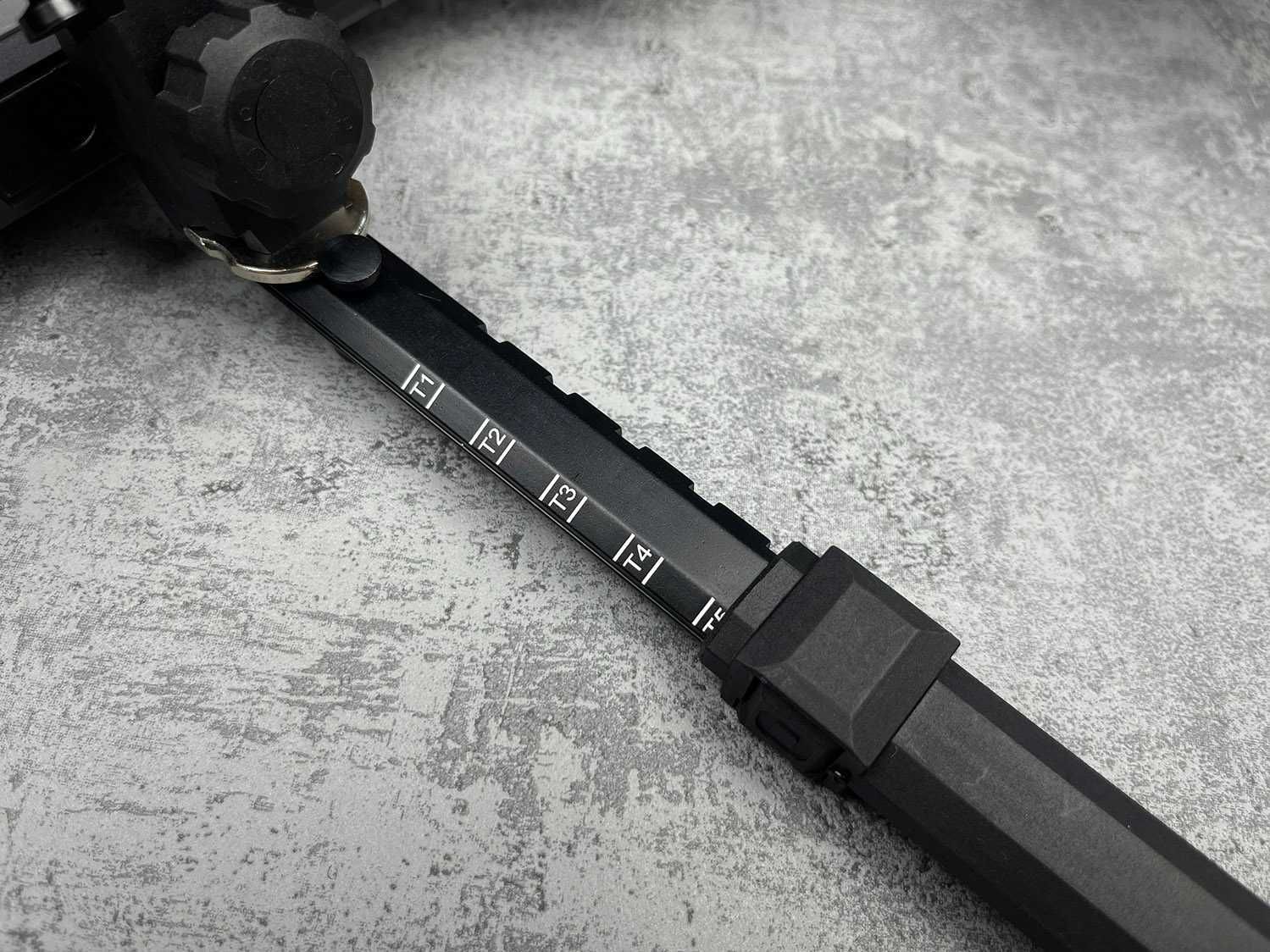 Dwójnóg metalowy M LOK bipod podpórka wiatrówka broń asg magpul ris