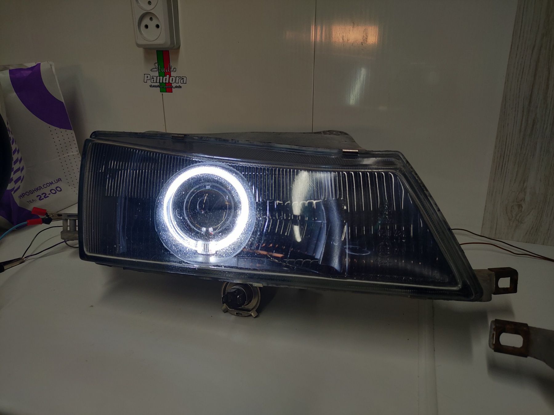 Стопы ланос  установка лінз LED лампи реле поворотів фары на ланос Led