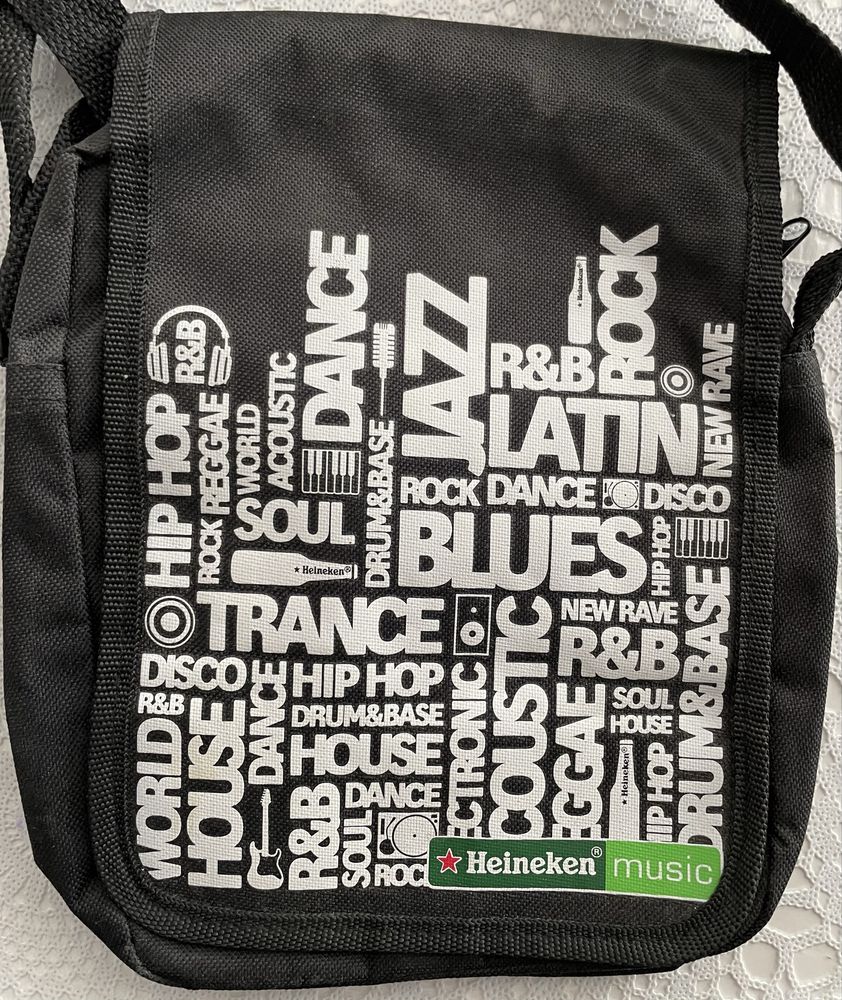 Saszetka Męska na Ramię Heineken Music