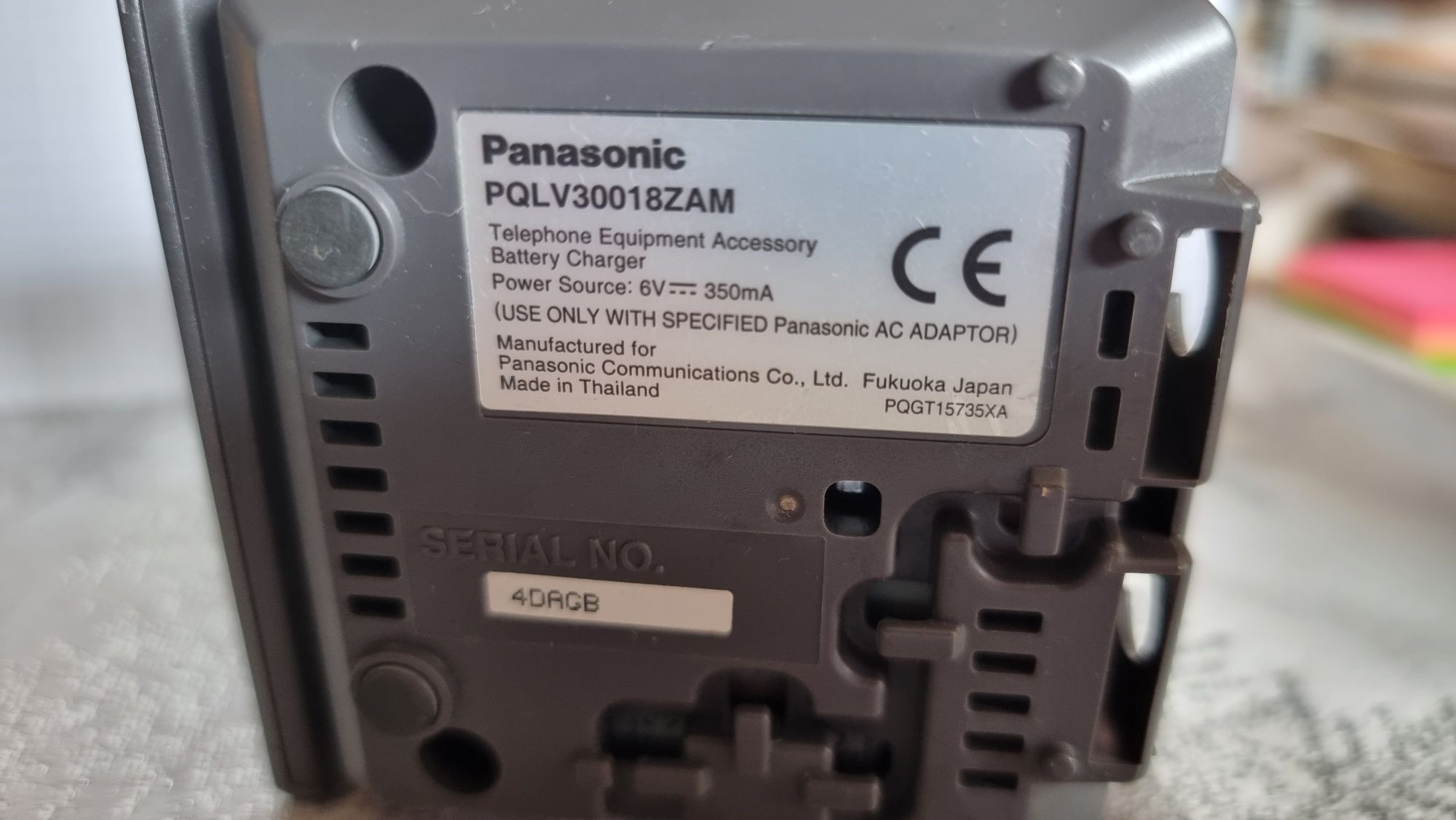 Baza, telefon stacjonarny Panasonic PQL V30018ZAM