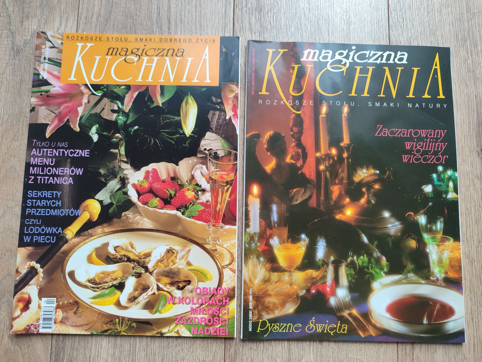 Magiczna kuchnia nr 4/1998, nr 12/1998 Rozkosze stołu, smaki natury