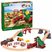 BRIO World Drewniana Kolejka Farma, zestaw startowy 33984