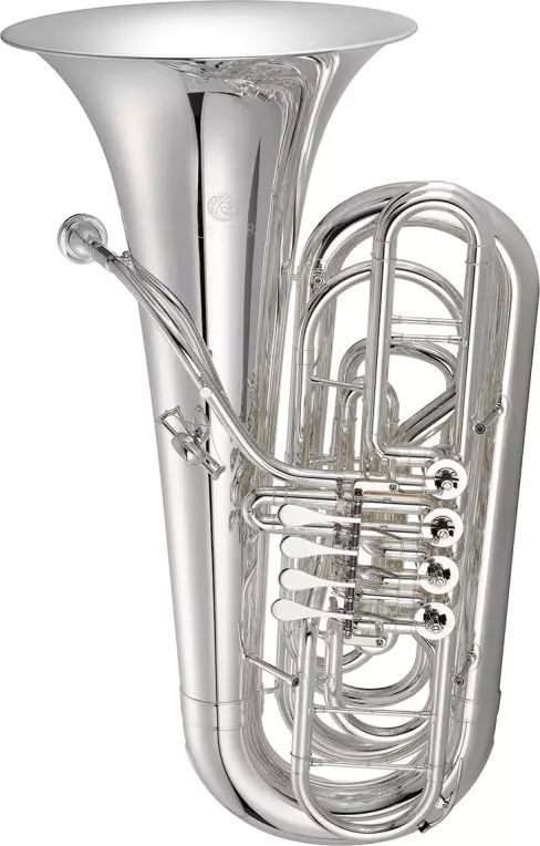 Tuba JUPTER TODA EM PRATA 3/4. 4 rotores