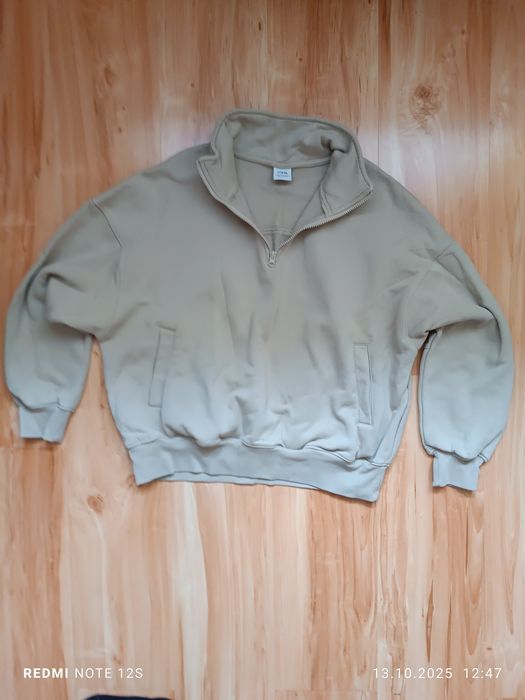 Piękna beżowa bluza z zamkniem Zaraz rozmiar M nowa