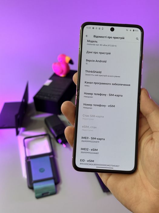 Новий стан Motorola razr 40 ultra 256 2023р європейська глобалка
