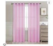 Cortinados Rosa 1,40X2,20cm