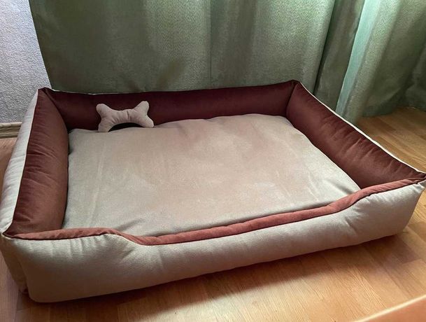 Лежак лежанка для собаки мягкий матрасик мебельная ткань любой размер
