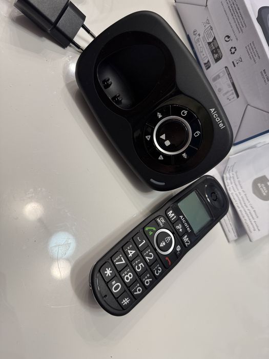 Telefon Alcatel XL595 B stacjonarny bezprzewodowy