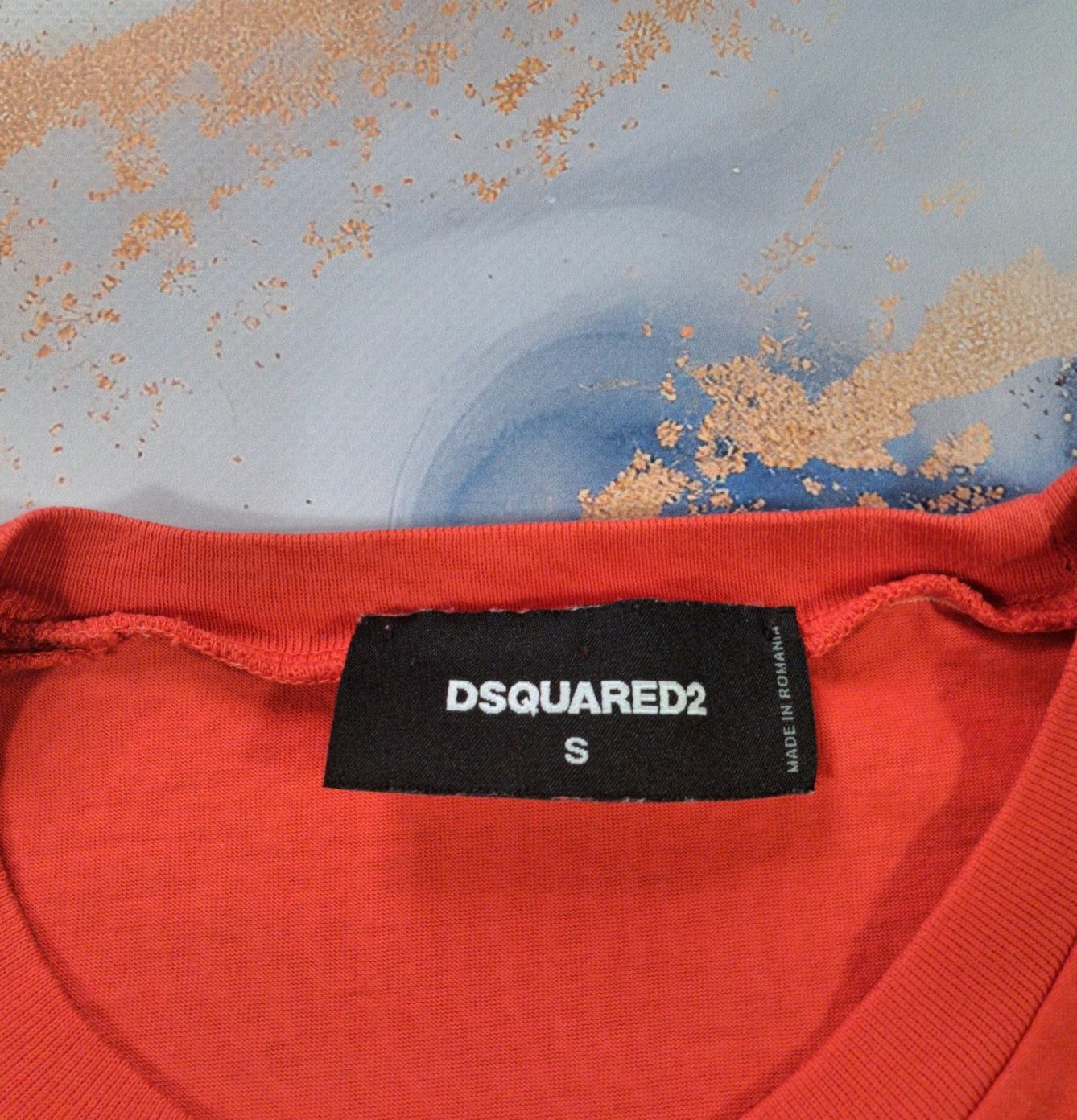 Футболка Dsquared2 2 Caten Bros мужская красная