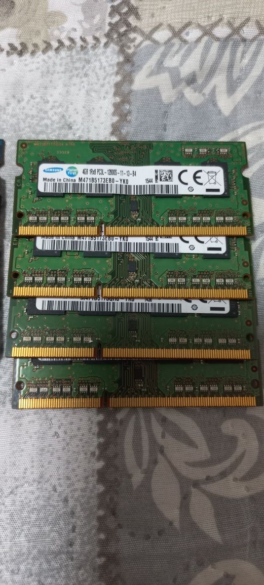 Пам'ять ddr3, 3l, 4 для ноутбука, системника