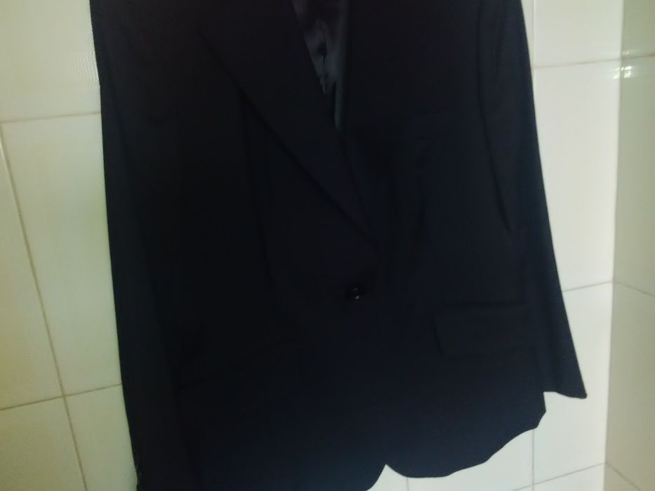 Blazer preto novo Tintoretto, tamanho L, nunca usado, ótima qualidade