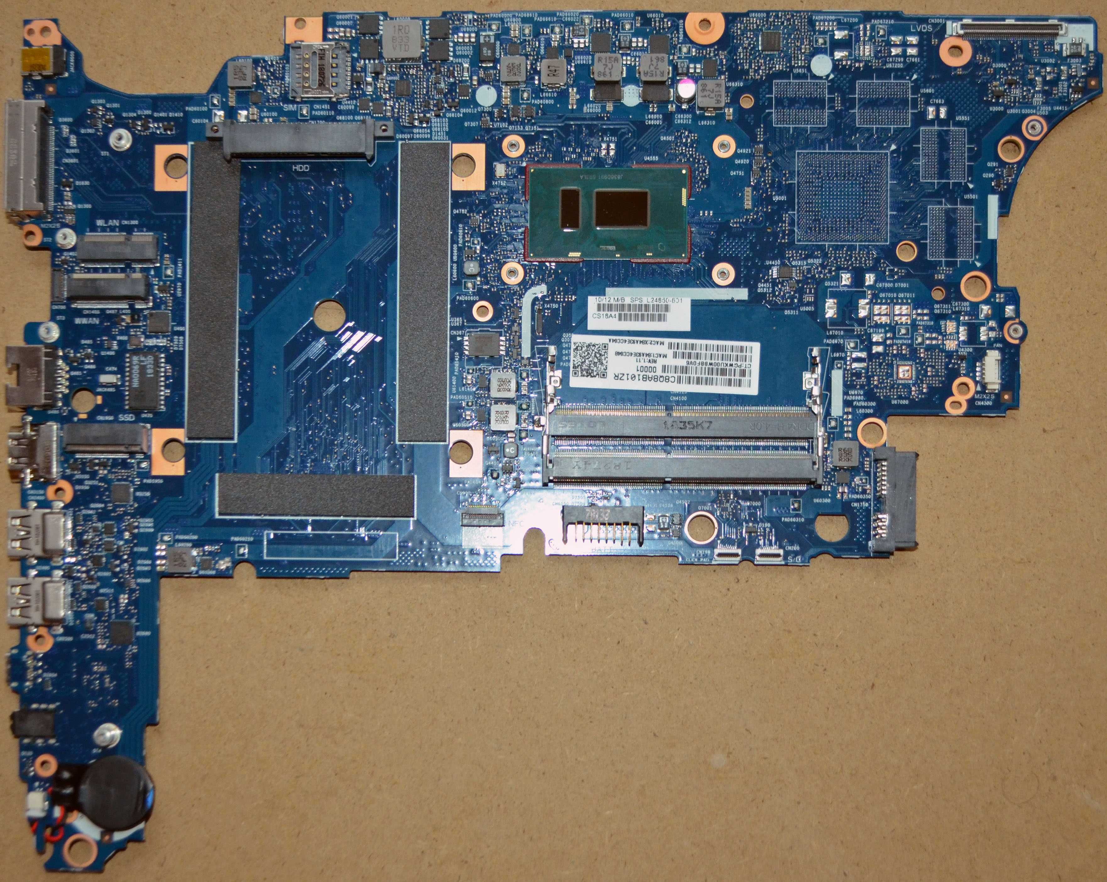 Ноутбук HP ProBook 650 G4 по деталях.