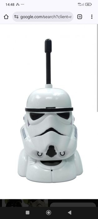 Walkie-talkie star wars conjunto