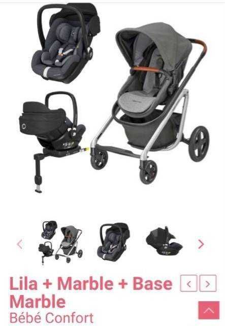 Kit cadeira auto+ base isofix + carro passeio maxi cosi