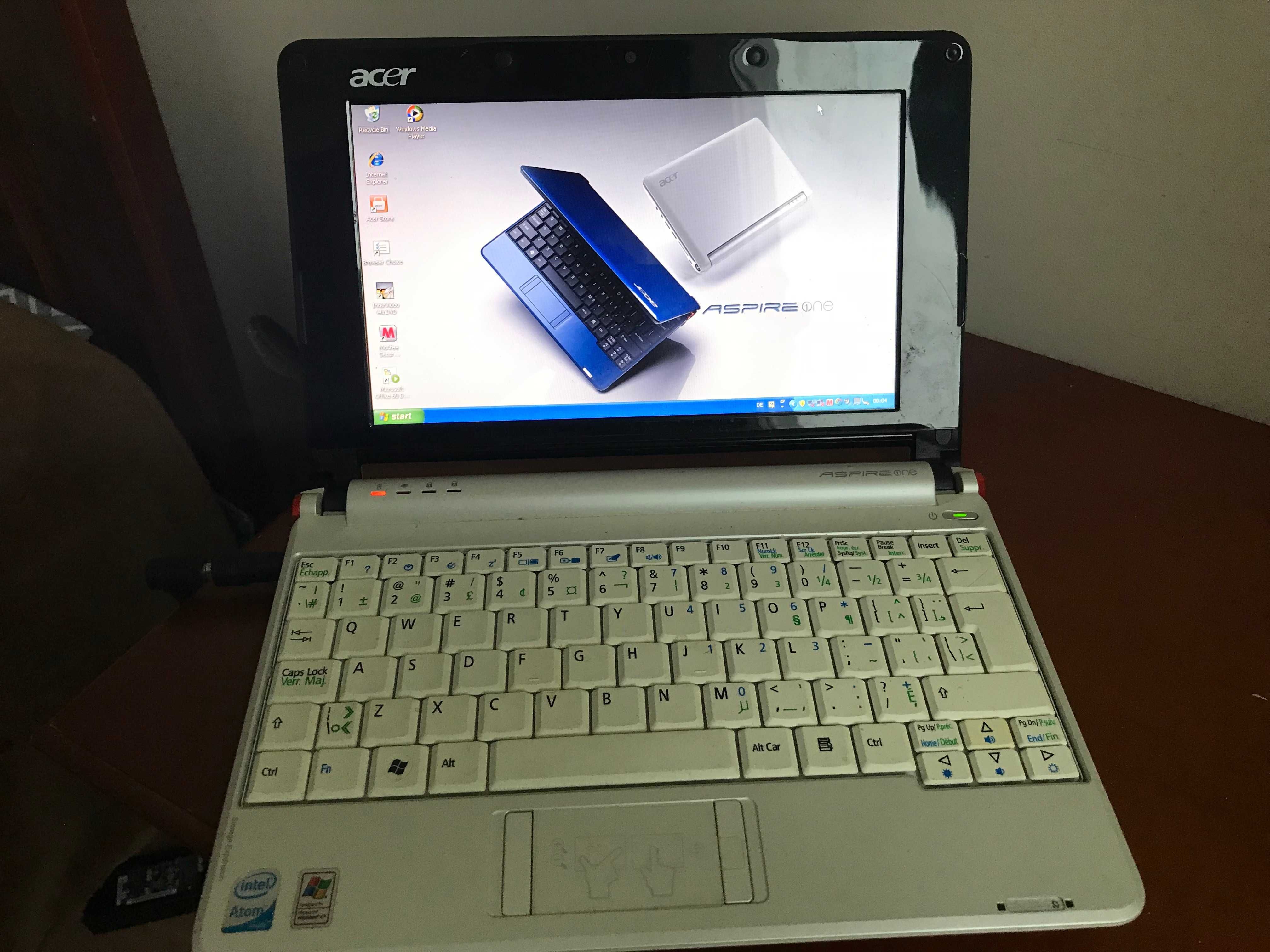 Нетбук Acer ZG5 двоядерний,  екран 10.1, Intel Atom N270 1,6 GHz