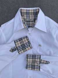 Burberry London Vintage Women Shirt Made in Great Britain рубашка С-М