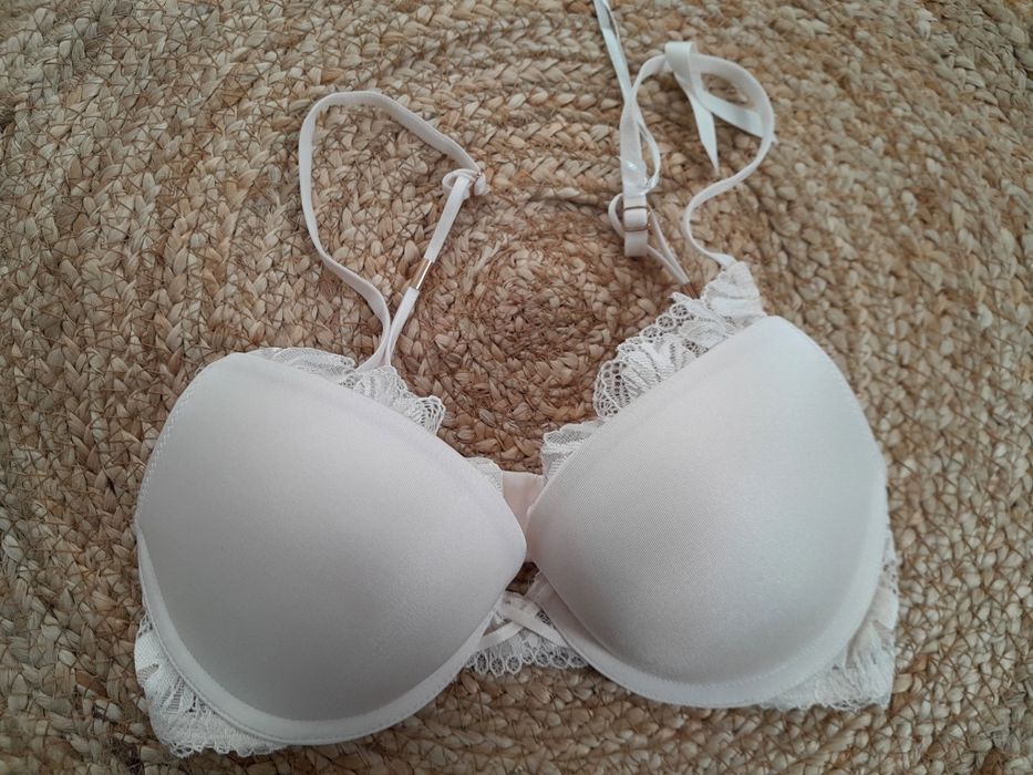 Biustonosz 65 D ecru push up Esotiq