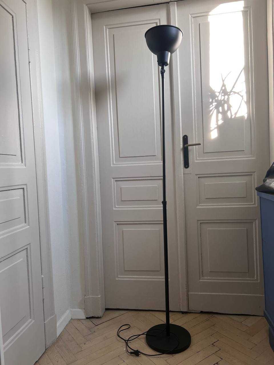 Lampa Ikea Skurup Lampa Podłogowa 118 - 187Cm Czarny