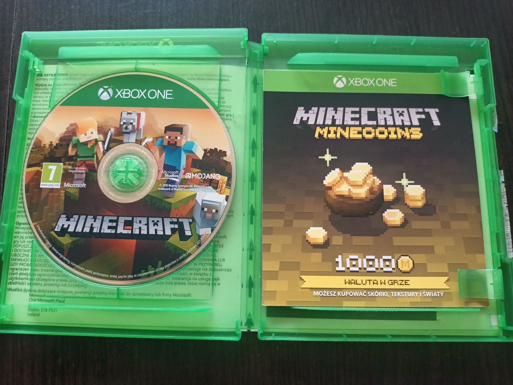 gra Minecraft na xbox