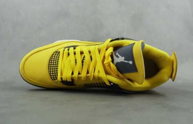 nowy Jordan 4 Retro Lightning Moda rozmiar.46