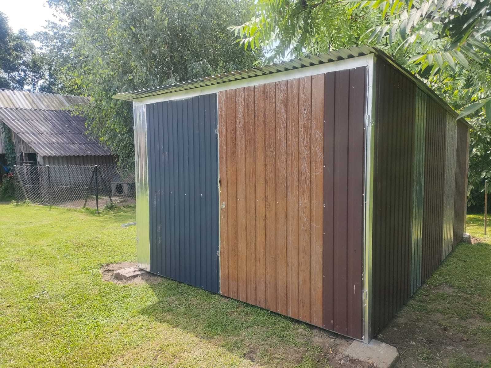 Garaż blaszany 3x5 6x5 6x6 6x8 Producent Garaż Magazyn Schowek 2x3 4x6