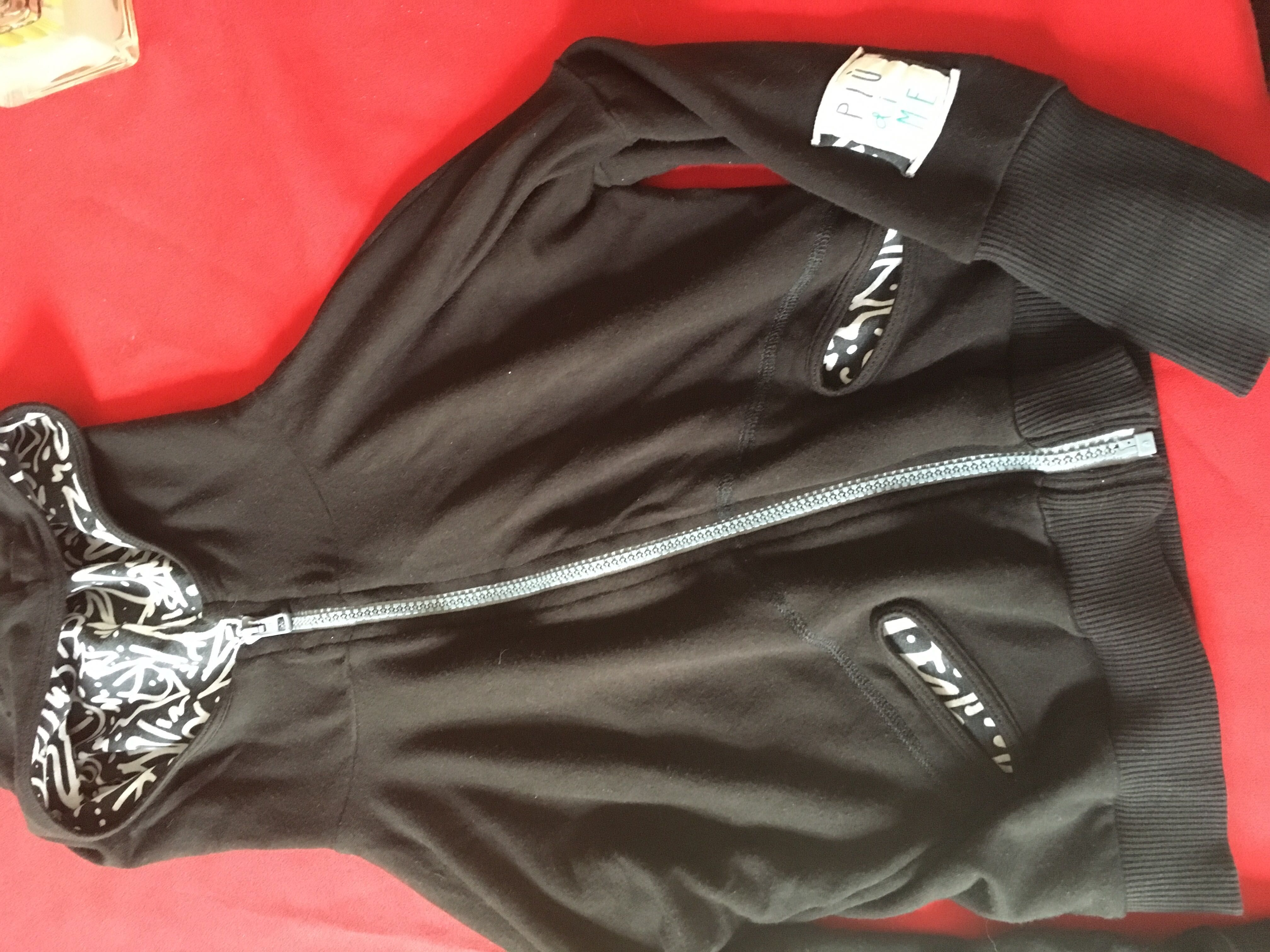 Bluza Piu di Me czarna 104 black graffiti