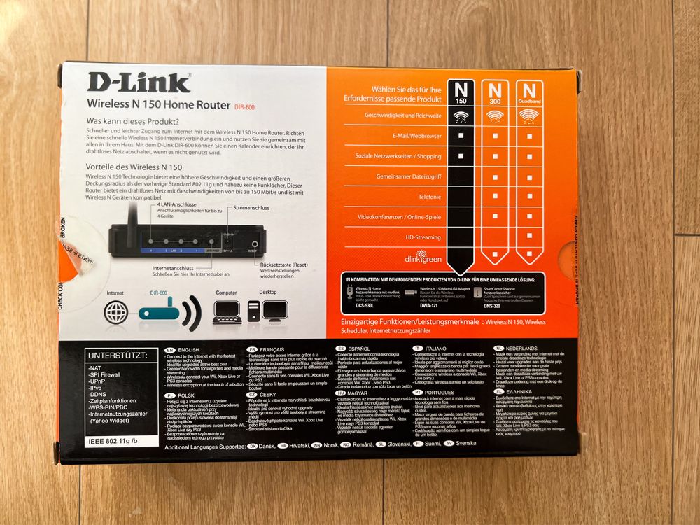 Router Wi-Fi D-Link DIR-600 Wireless N 150
