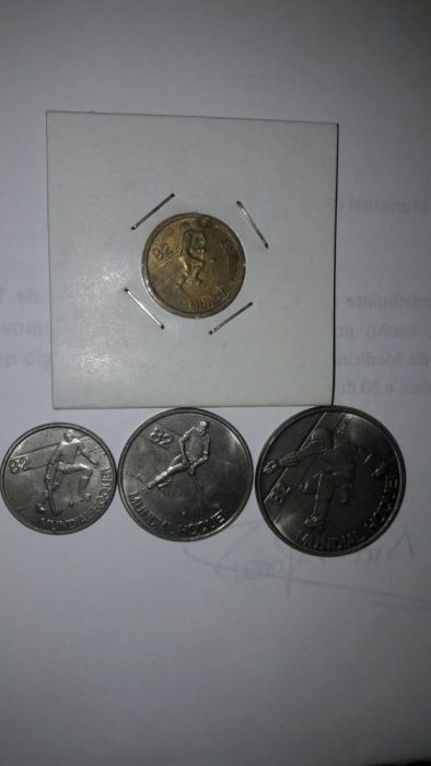 Moedas hóquei conjunto