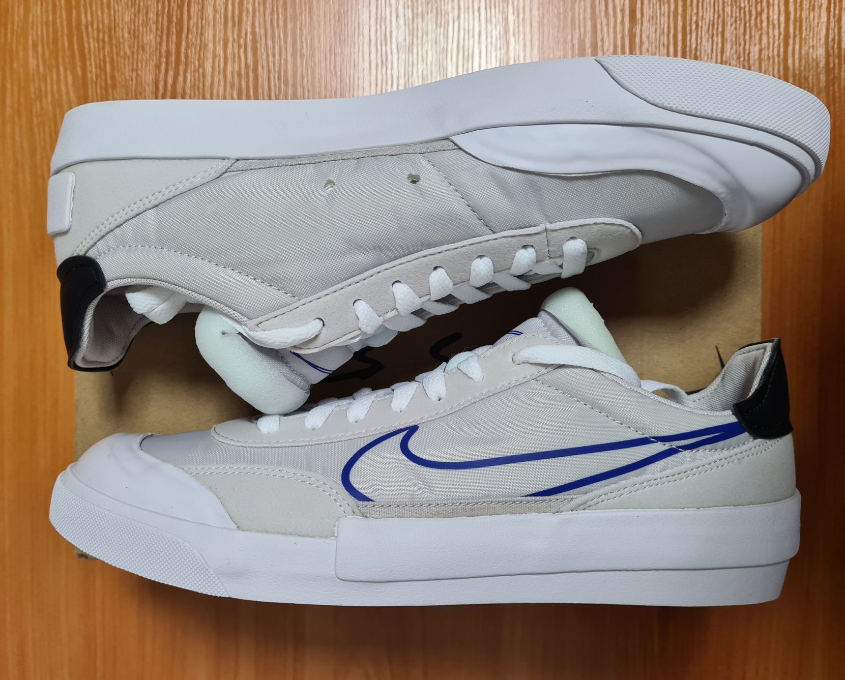 Nowe Nike Drop-Type 40,5 białe trampki sportowe