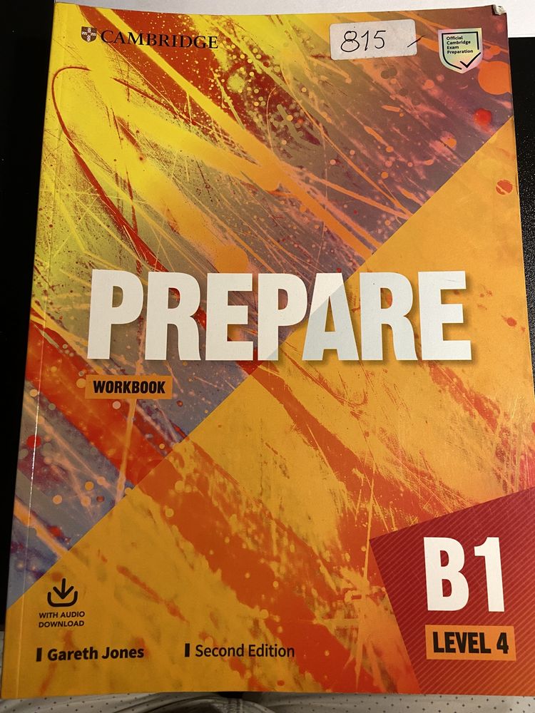 Livro inglês - Prepare WorkBook B1 Level 4