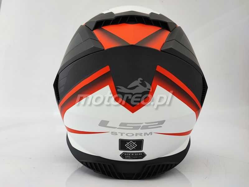 HIT! Kask z Blendą i Pinlockiem LS2 FF800 Storm 2 NERVE Mat Black Red