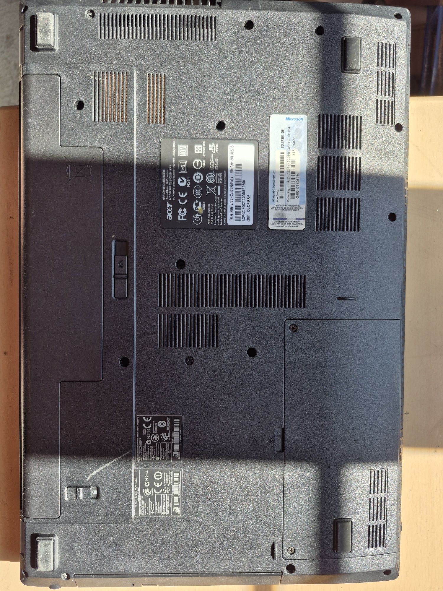 Laptop Acer TravelMate 5760 i3