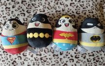 Maskotki super bohaterowie 4 szt.