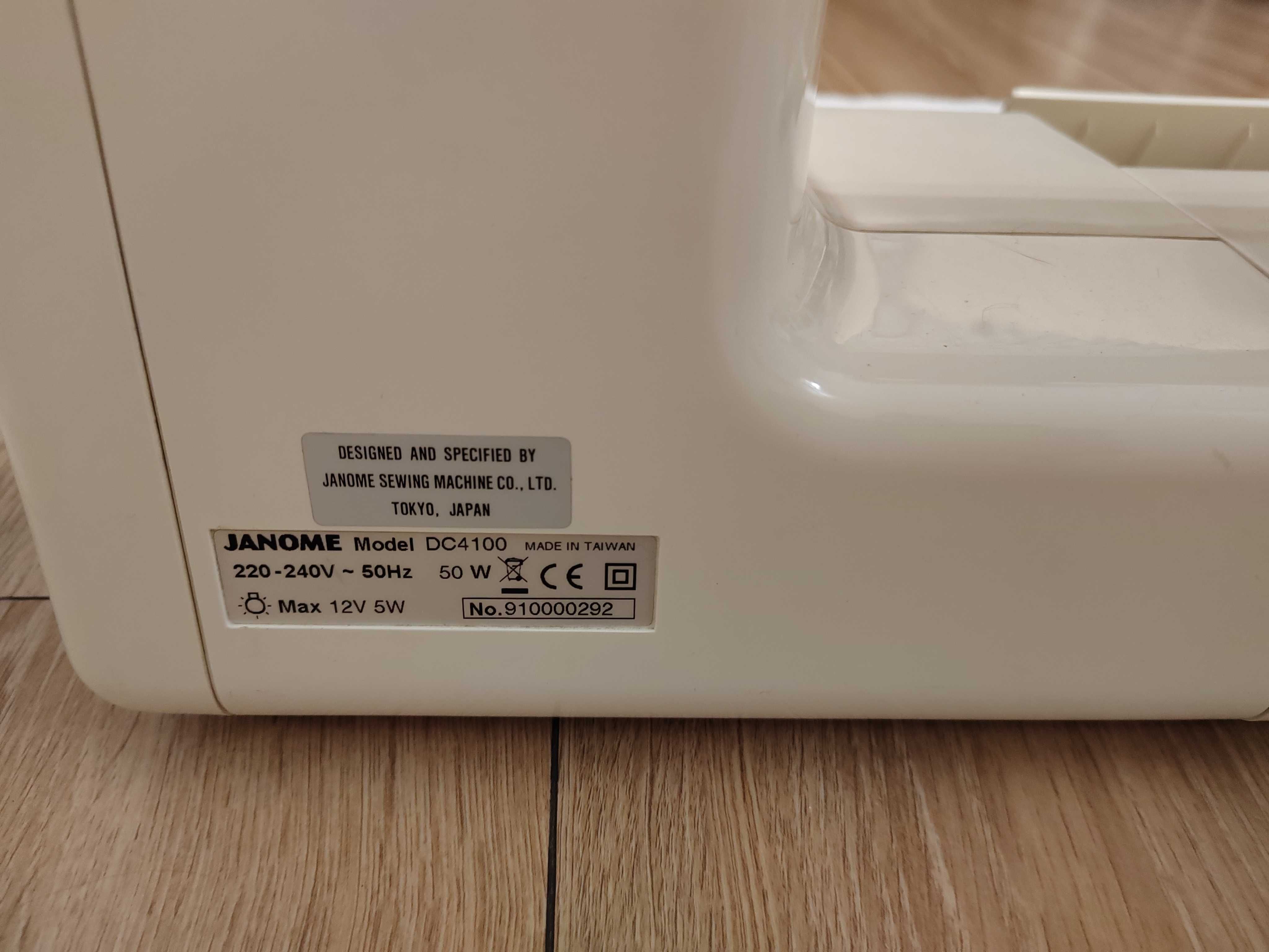 Stębnówka do szycia janome DC 4100