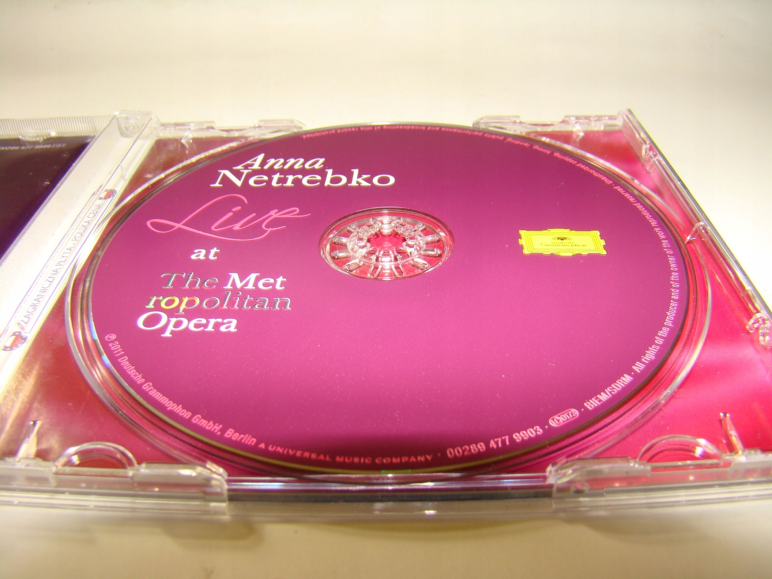 Anna Netrebko Live At Metropolitan Opera CD *