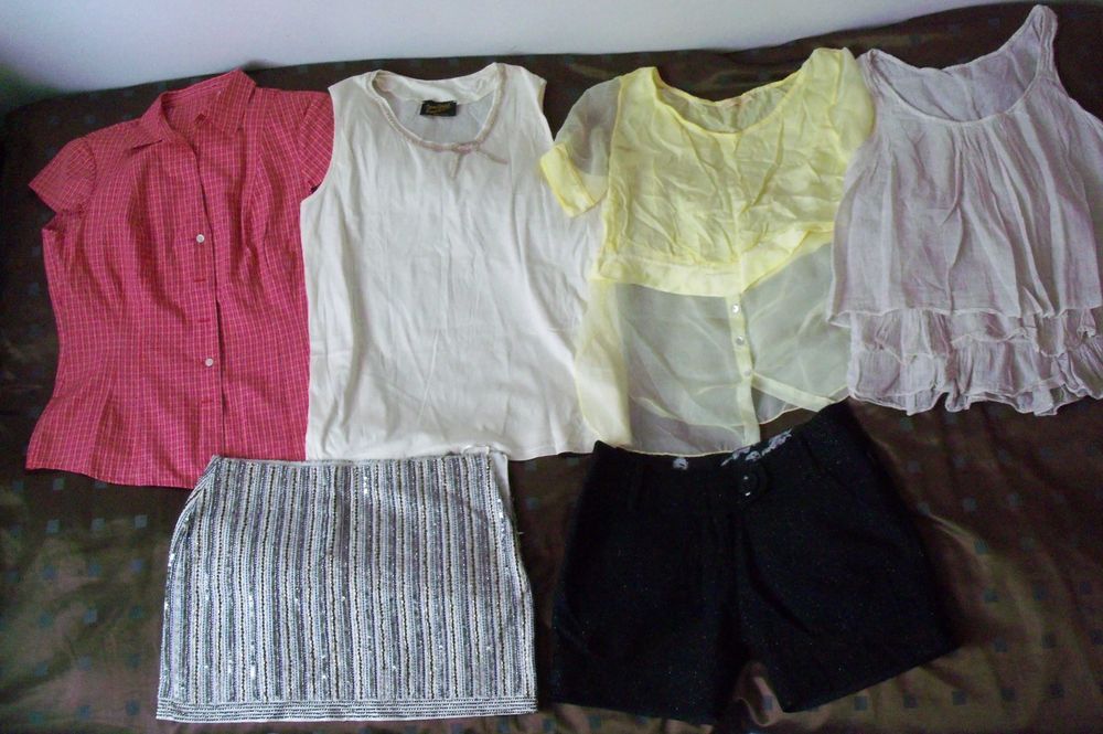 Paczka zestaw markowych ubrań dziewczęcych/damskich rozm.40 L szt.7