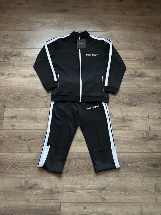НОВИЙ Костюм Palm Angels Black | Зипка Пальменджилс палм штани/світшот