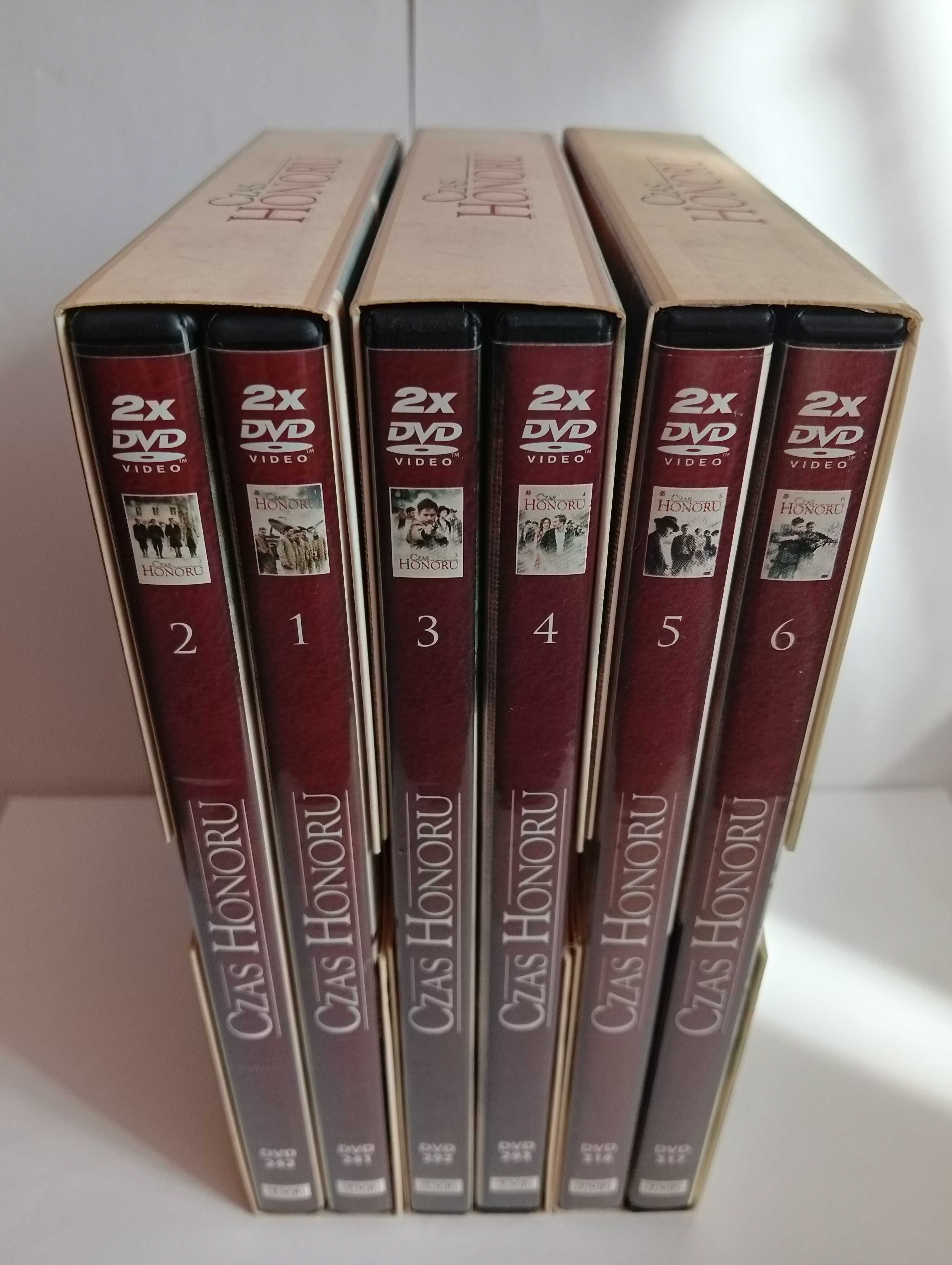 FILMY Czas honoru sezon 1/2/3  DVD [3 BOX] [12 DVD]