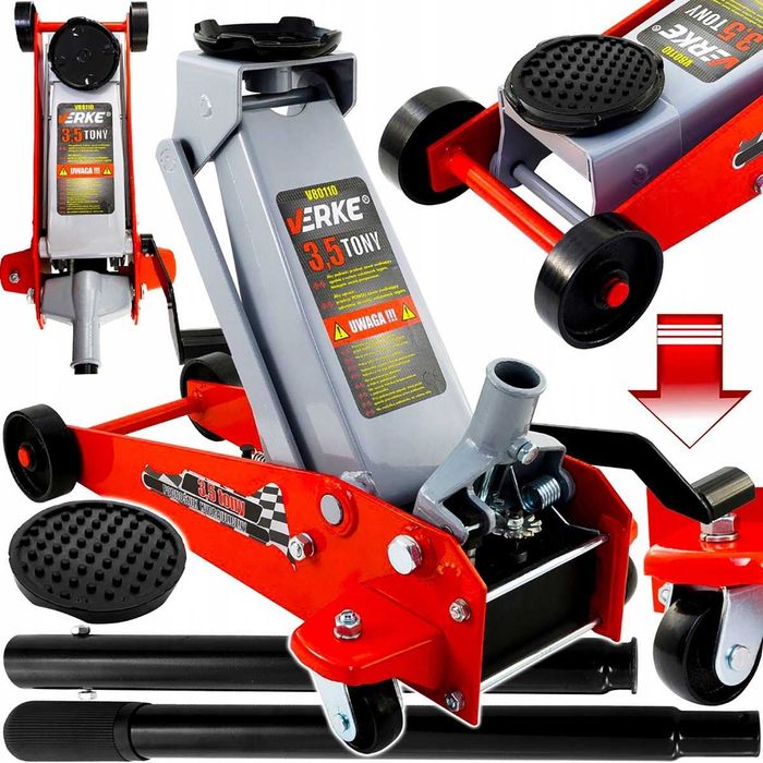 PODNOŚNIK SAMOCHODOWY Hydrauliczny Lewarek Żaba Niskoprofilowy 3,5T