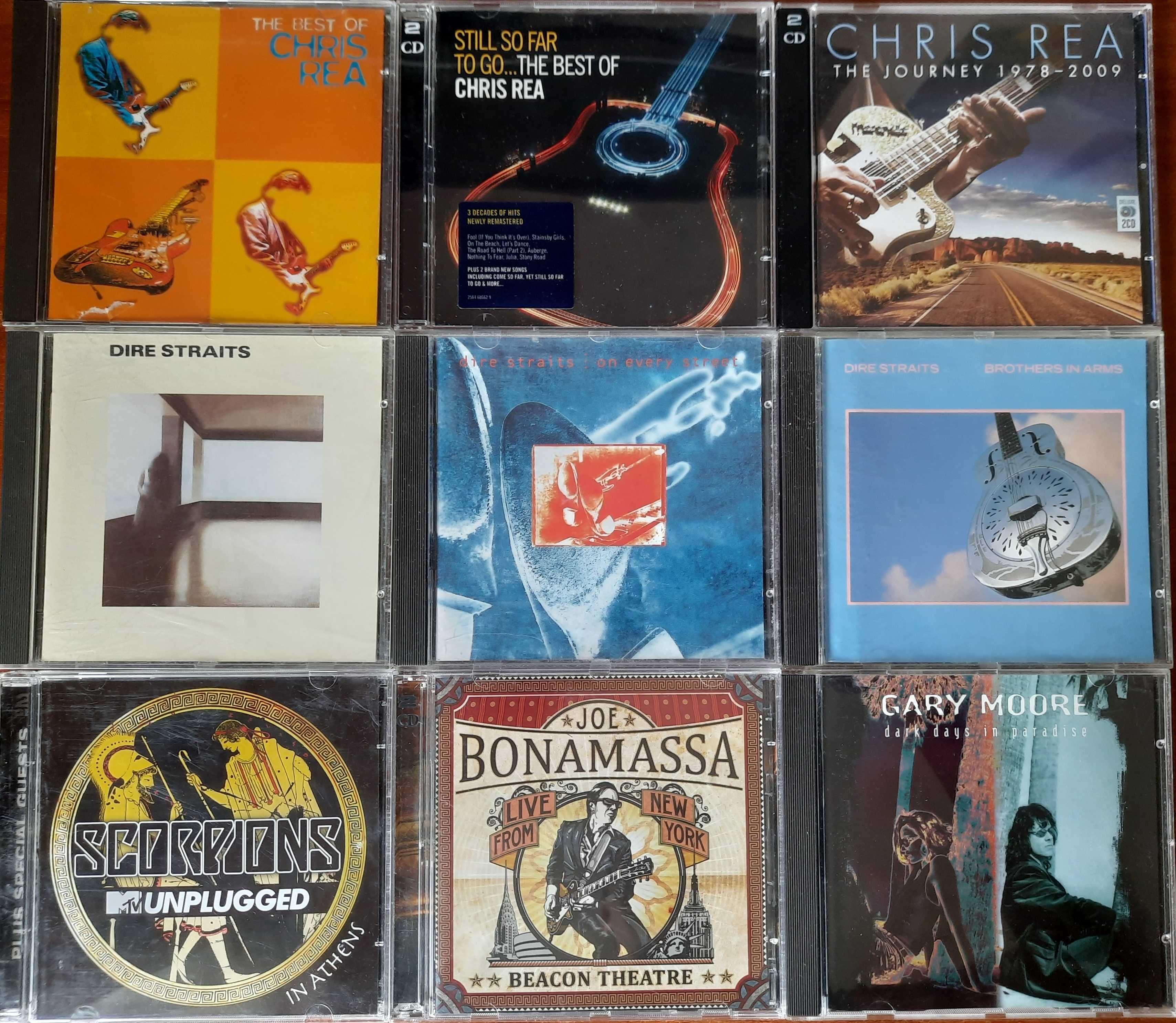 CD (Audio) Chris Rea Dire Straits Joe Bonamassa Scorpions Moore