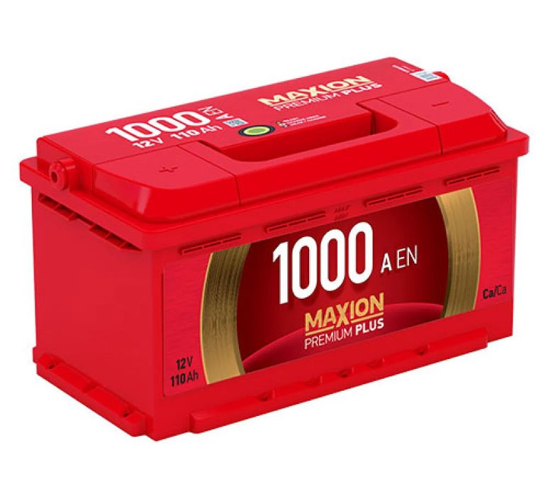 Автомобільний акумулятор MAXION PREMIUM PLUS 110АH 1000A R+