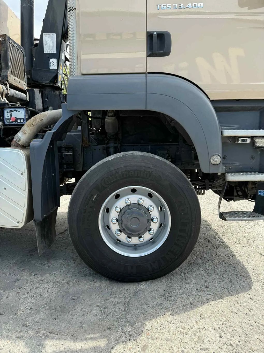 MAN TGS 33 6X6  MAN TGS 33.400/ Żuraw załadowczy Hiab/ Napęd 6x6/ 2 stronny kiper