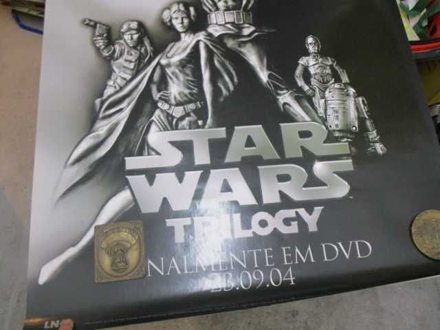 Cartazes originais filmes Star Wars usados nos cinemas