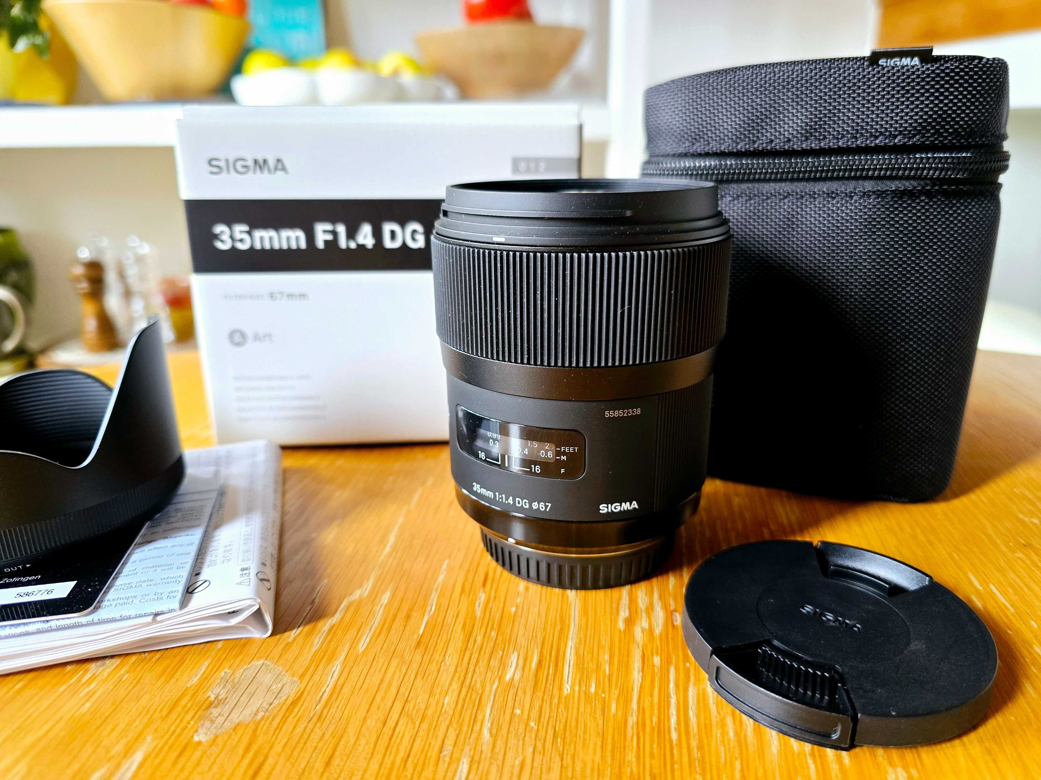 Sigma 35mm f1.4 DG HSM для Nikon F - світлосильний ширококутний фікс